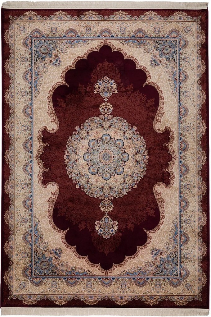 Χαλί Sarouk 19042 011 Bordo-Multi Βιοκαρπέτ 200X290cm