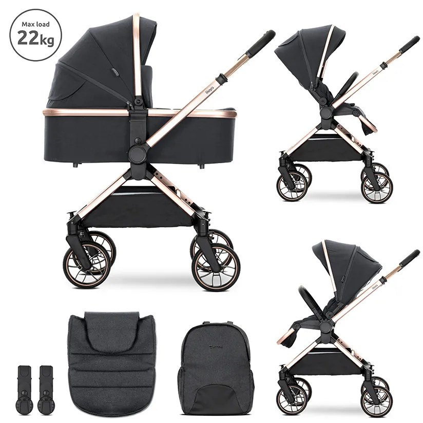 LORELLI ΠΟΛΥΚΑΡΟΤΣΙ 2 ΣΕ 1 ΜΕ ΣΚΛΗΡΗ ΚΑΛΑΘΟΥΝΑ REYA BLACK JASPER 10022072501