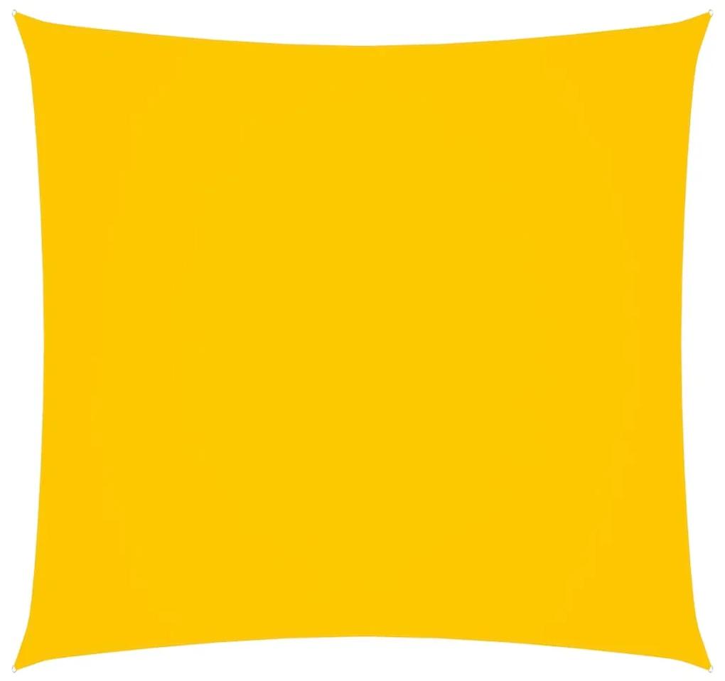 vidaXL Πανί Σκίασης Τετράγωνο Κίτρινο 3,6 x 3,6 μ. από Ύφασμα Oxford