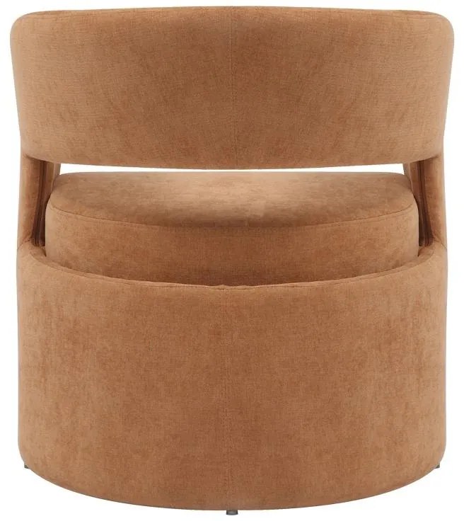 Πολυθρόνα Leicy ύφασμα σε καφέ απόχρωση 69x63x76.5εκ 69x63x76.5 εκ.