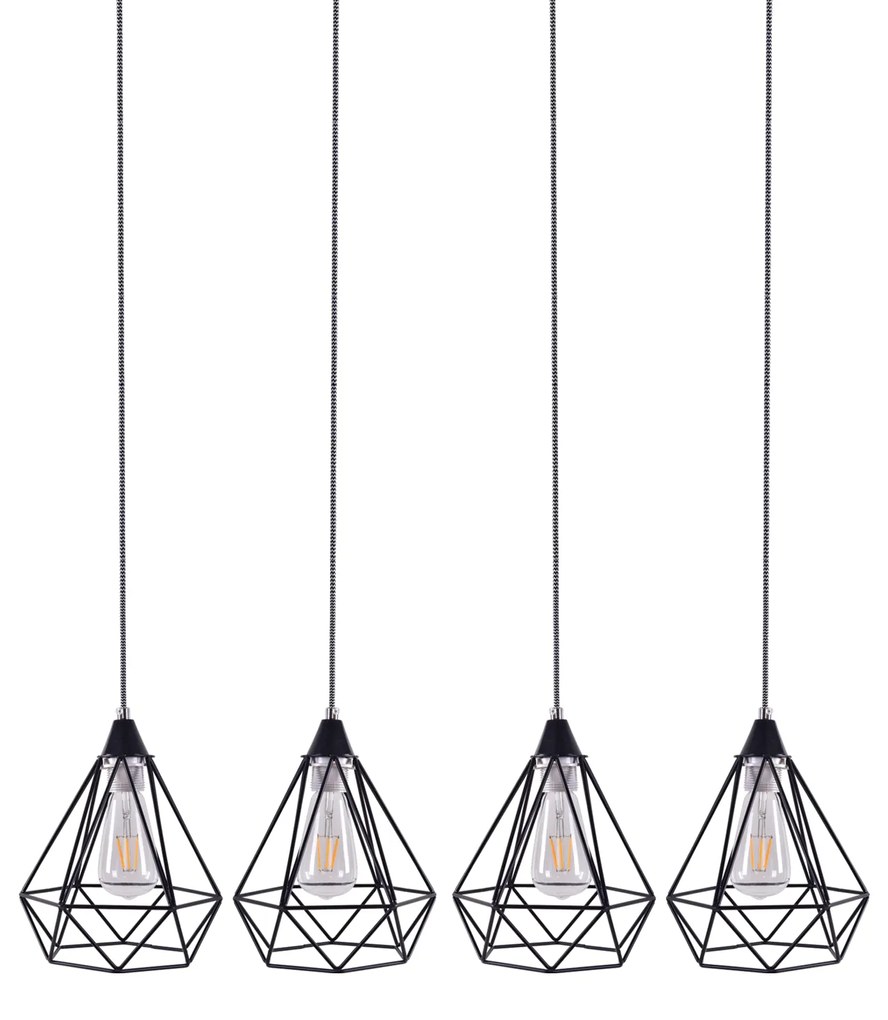 SE148-19-4 MILA PENDANT LAMP BLACK METAL+ HOMELIGHTING 77-4348