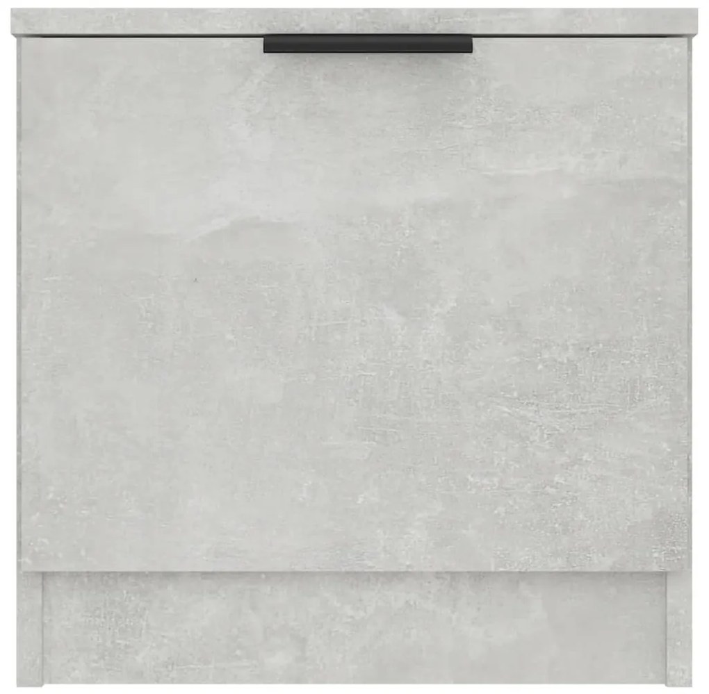 vidaXL Κομοδίνα 2 τεμ. Γκρι Σκυροδέματος 40 x 39 x 40 εκ.