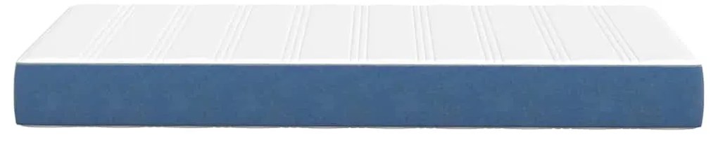 vidaXL Στρώμα Κρεβατιού με στρώμα Μπλε 90 x 190 cm ύφασμα