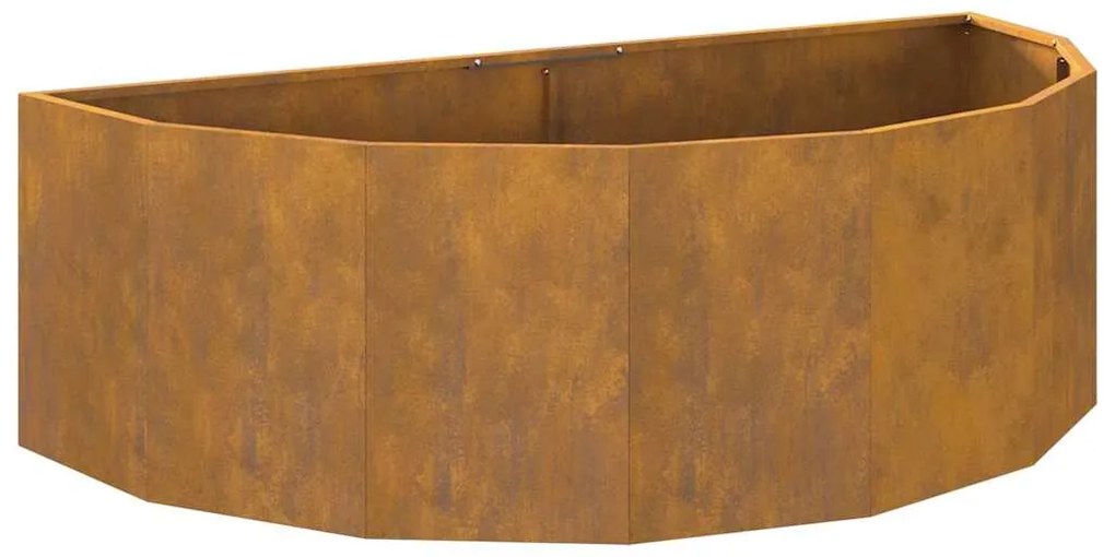 vidaXL Γλάστρα Σκ rusty 120 x 60 x 35 cm Ατσάλι Σκληρυθέν στον Αέρα