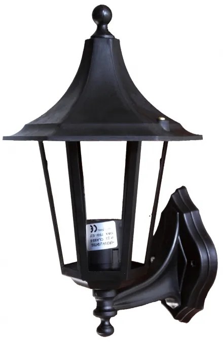 Απλίκα - Φανάρι Εξωτερικού Χώρου Heronia Eressos 07-1039 Black