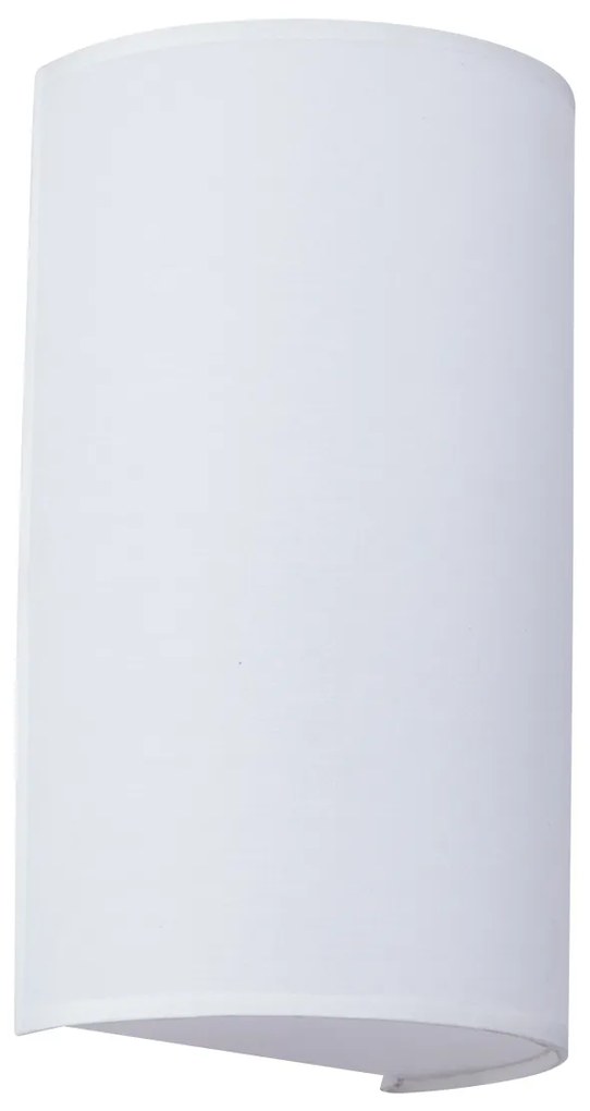 SE21-WH1-15 SERAPH WHITE SHADE WALL LAMP Γ1