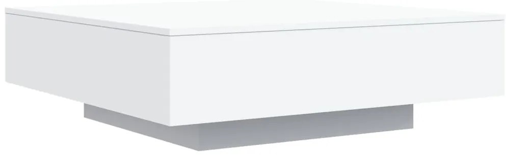 vidaXL Τραπεζάκι Σαλονιού με Φώτα LED Λευκό 100x100x31 εκ.