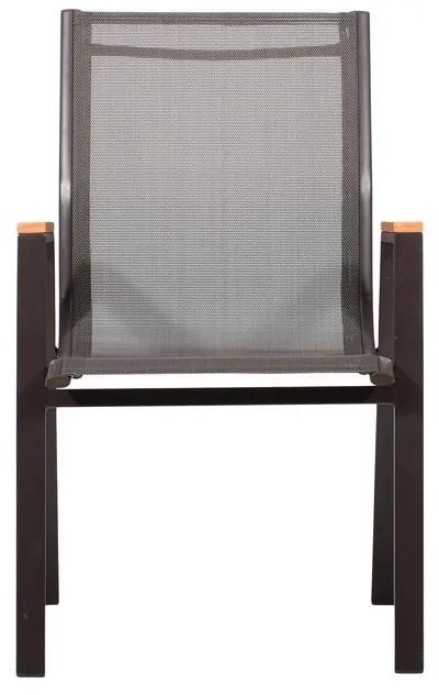 Καρέκλα FL5050 Fylliana Textilene Μαύρο 61x56x90 εκ. 61x56x90 εκ.