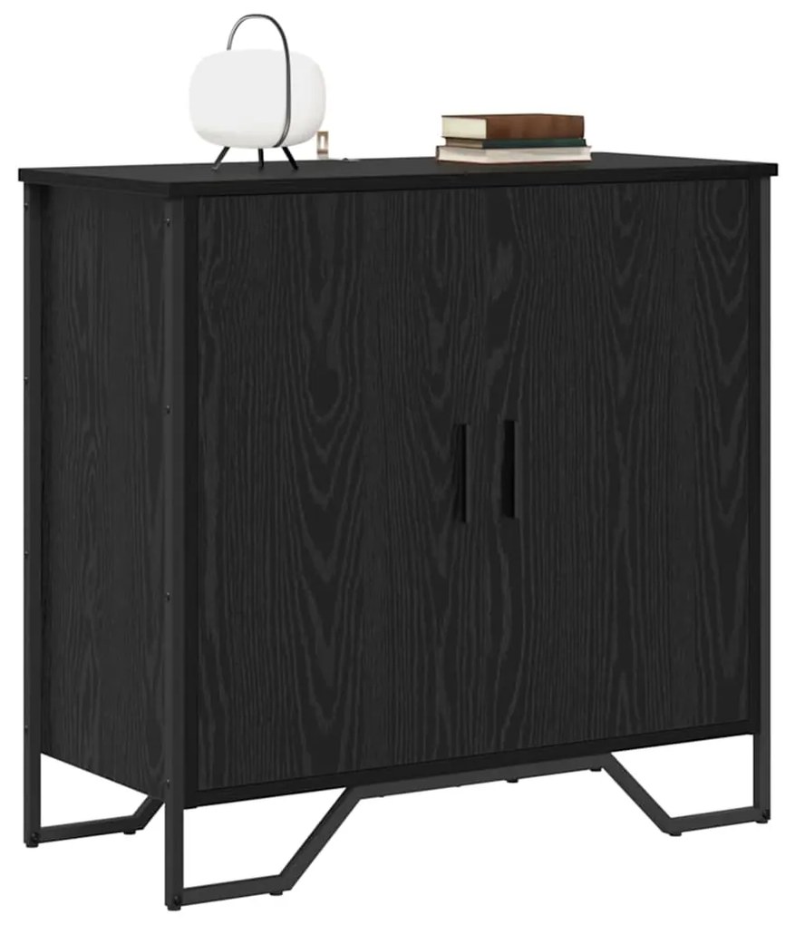 vidaXL Πλαϊνό γραφείο Μαύρη δρυς 78 x 35.5 x 74.5 εκ.
