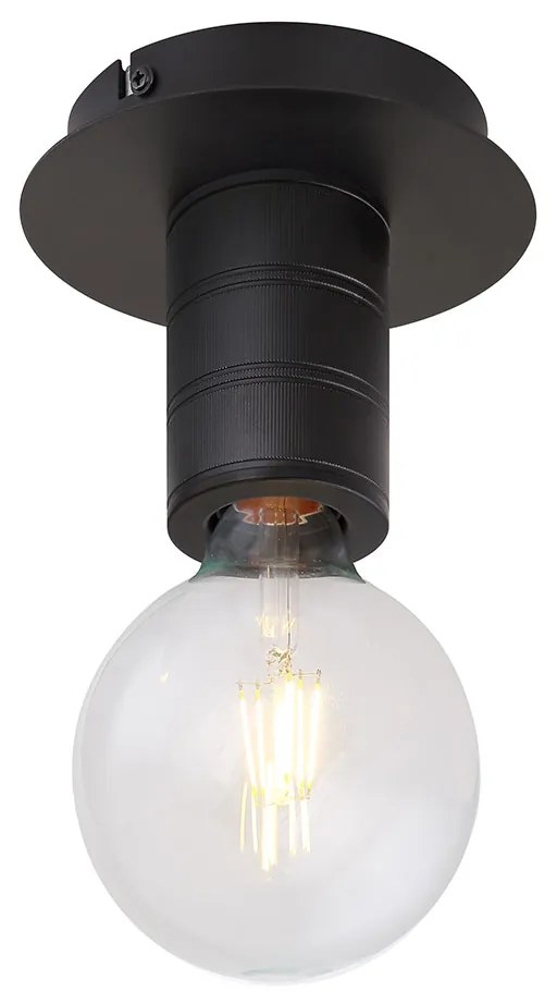 Φωτιστικό Οροφής Globo Lighting Hermine 54030-1D Μαύρο