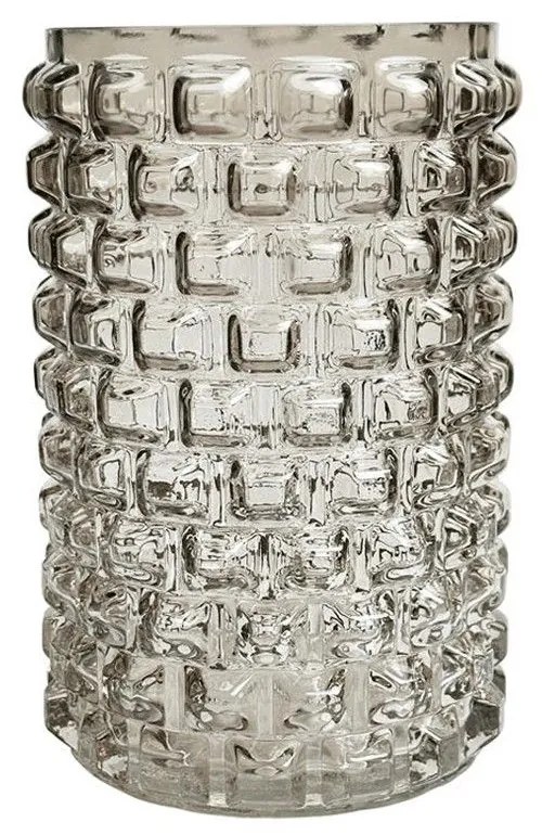 Βάζο 00.03.32512 Φ13x20cm Grey Glass