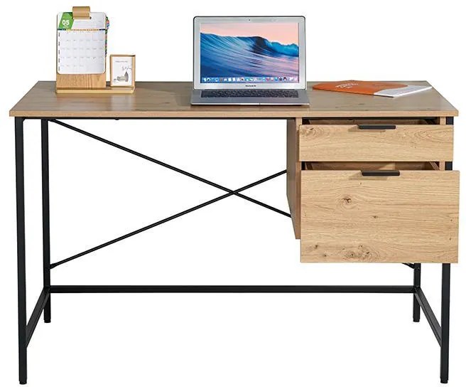 Γραφείο Edge 1932 Fylliana Μεταλλικό Sonoma - Artisan 120x60x76 εκ. 120x60x76 εκ.