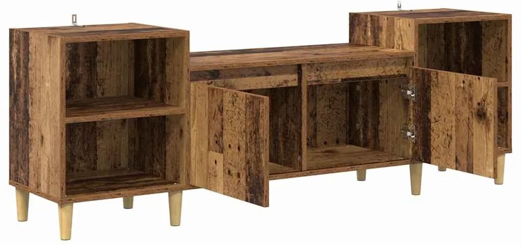 vidaXL Ντουλάπι TV Παλιό Ξύλο 160 x 35 x 55 εκ. Επεξεργασμένο ξύλο