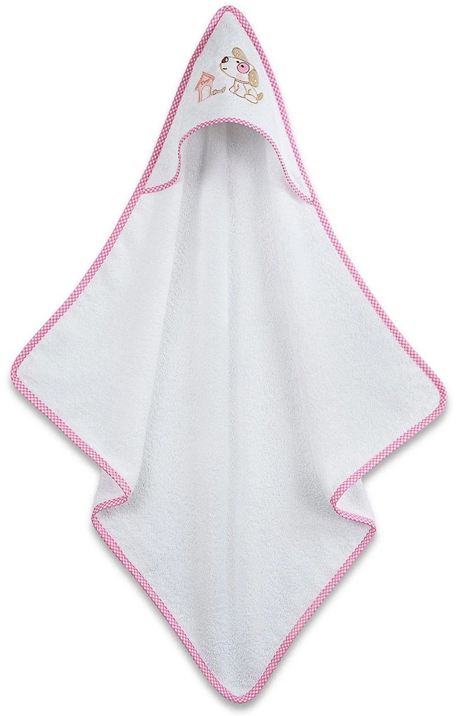 Κάπα κεντητή Dog 07 Rose 75x75