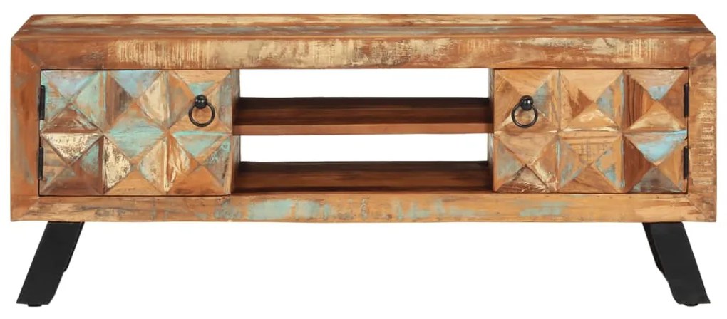 vidaXL Έπιπλο Τηλεόρασης 112 x 30 x 45 εκ. από Μασίφ Ανακυκλωμένο Ξύλο