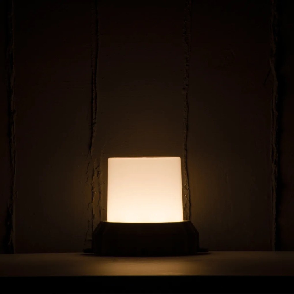 GloboStar WALLLIGHT-MONA 90629 Φωτιστικό Τοίχου - Απλίκα Point Light LED 12W 1320lm 360° DC 24V Αδιάβροχο IP65 Φ13 x Υ12.5cm Θερμό Λευκό 3000K - Γκρι Ανθρακί - 3 Years Warranty - 90629