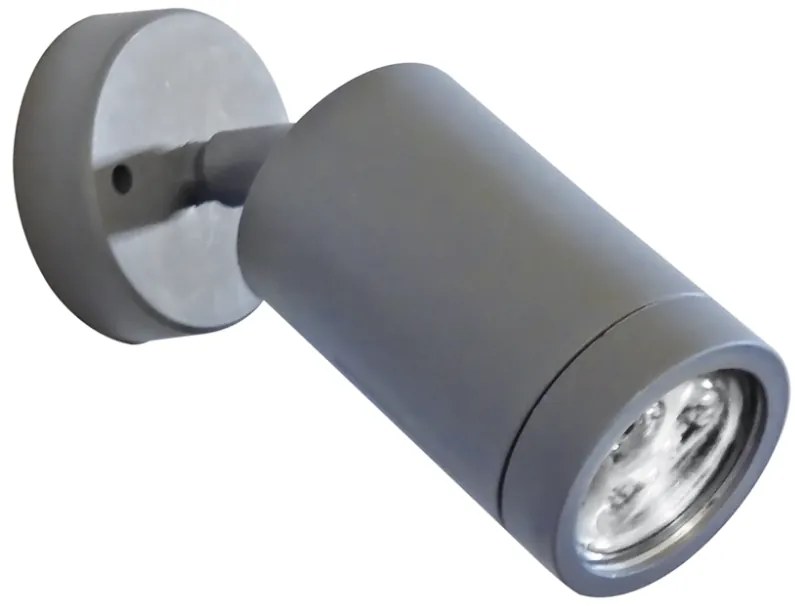 Σποτ φωτιστικό C-01 KEY 1L 2 χρώματα Heronia-15-0057-Γκρι 15-0057