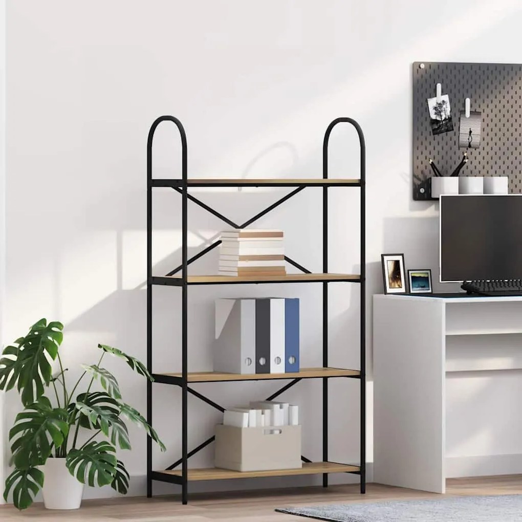 Ράφι Βιβλίων Artisan Oak 80 x 30 x 146 εκ Επεξεργασμένο ξύλο