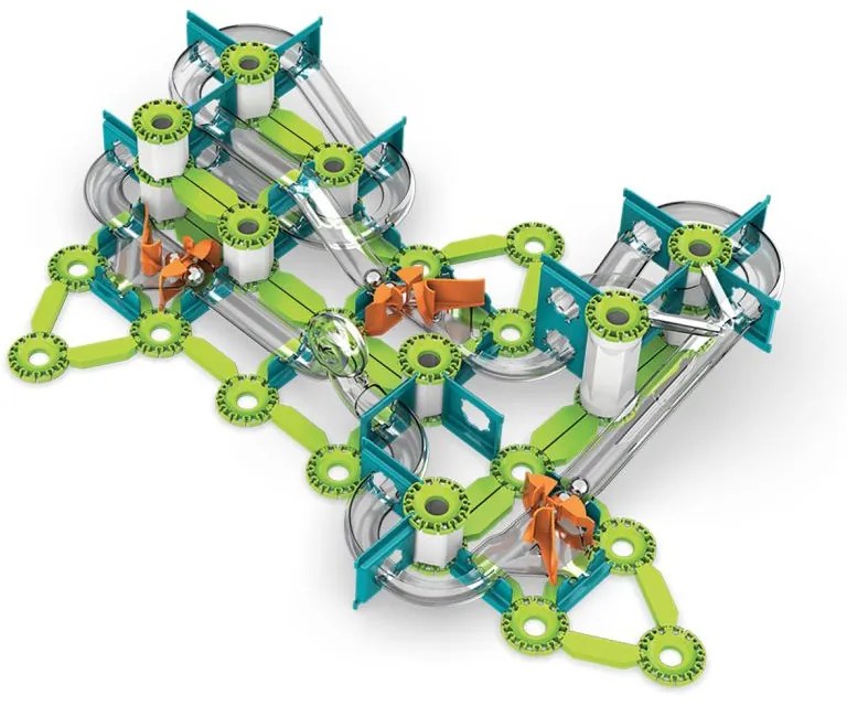 Παιχνίδι Σετ Gravity Loops & Turns 130pcs Green Geomag