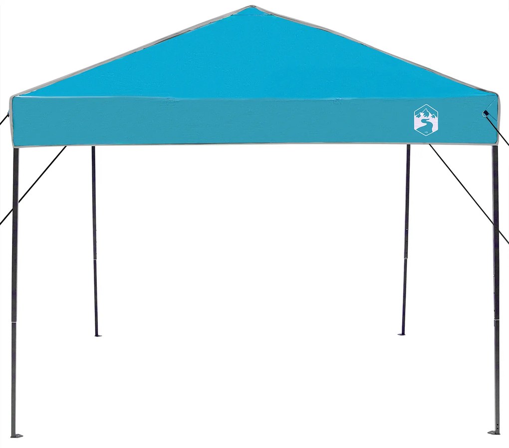 vidaXL Σκηνή Σκίασης Μπλε 250 x 250 x 227 / 236 / 245 εκ. Ύφασμα Oxford