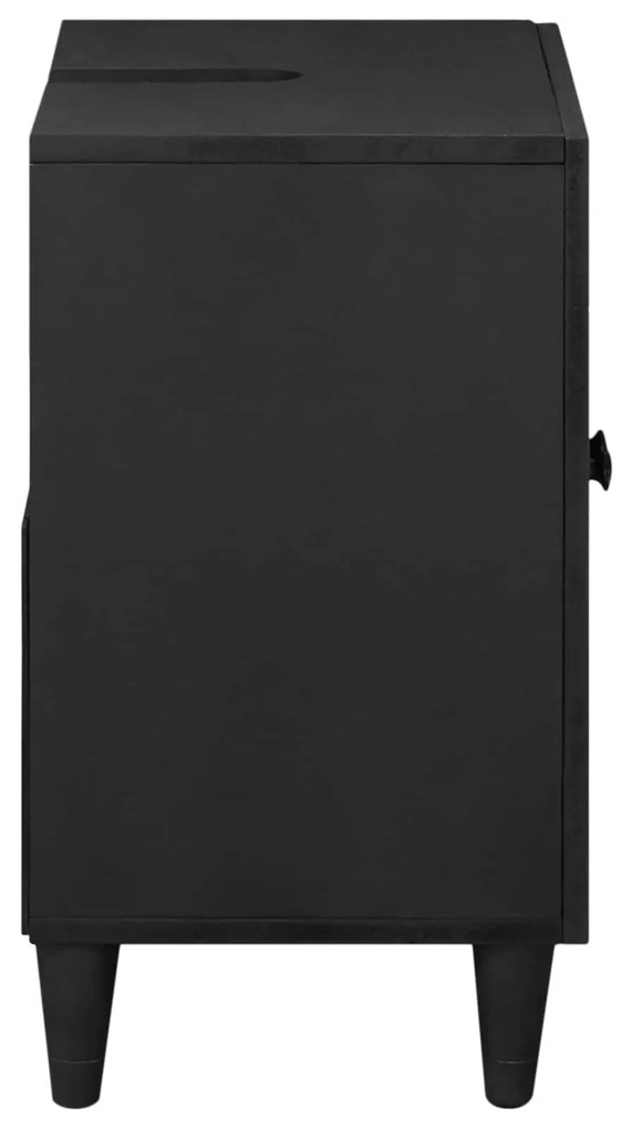 vidaXL Ντουλάπι νιπτήρα Πολύχρωμο 62 x 33 x 58 εκ. Στερεό ξύλο μάνγκο