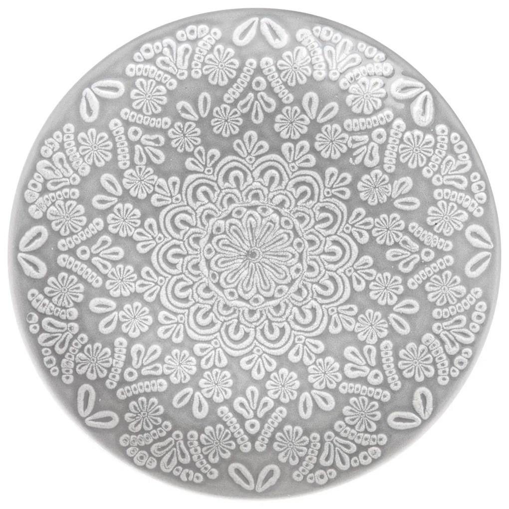 Πιάτο Φαγητού Ρηχό (Φ27) S-D Hacienda Grey 154059A