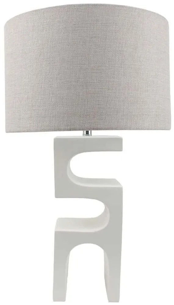 Φωτιστικό Επιτραπέζιο Jed 031374 58cm Ε27 60W White-Grey