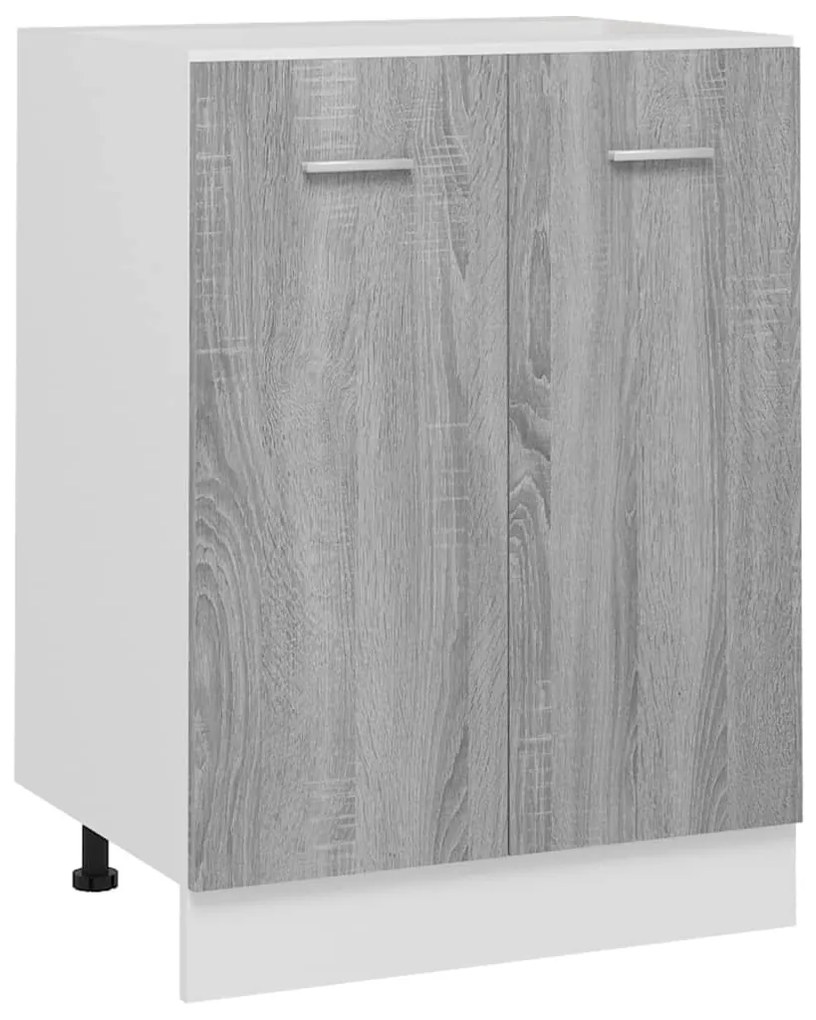 vidaXL Ντουλάπι "Lyon" Γκρι Sonoma 60x46x81,5 εκ. από Τεχνητό Ξύλο