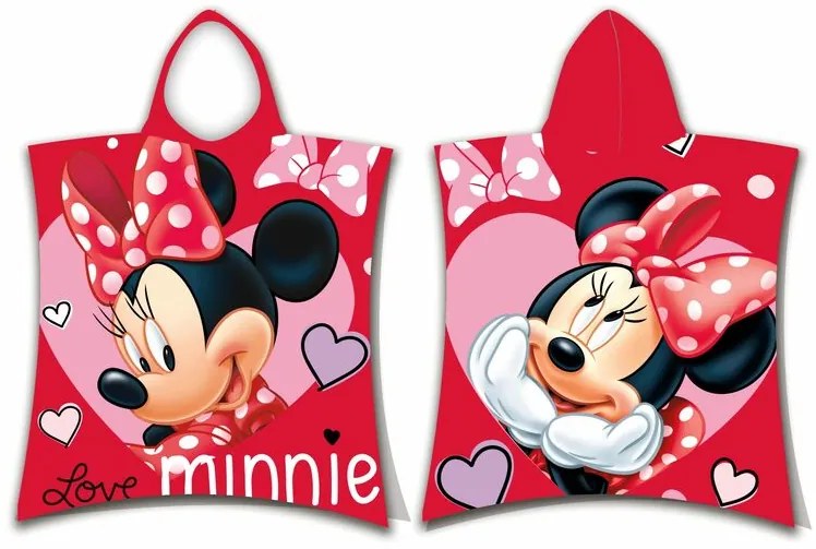 ΠΟΝΤΣΟ ΠΑΡΑΛΙΑΣ Cotton 100% 50X115 MINNIE 05 Digital Print-DISNEY DIMcol