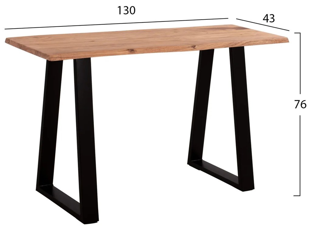 Κονσόλα SOFIA SLIM C8503.11 απο Μασίφ Ξύλο Ακακίας σε Φυσικό 130x45x76Υεκ. 130x45x76 εκ.