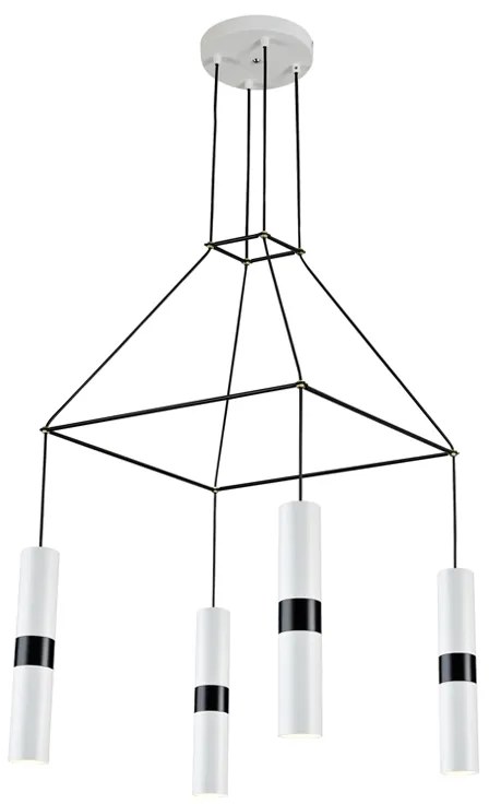 Φωτιστικό Οροφής Πολύφωτο Aca Da Vinci HM854P56WH White