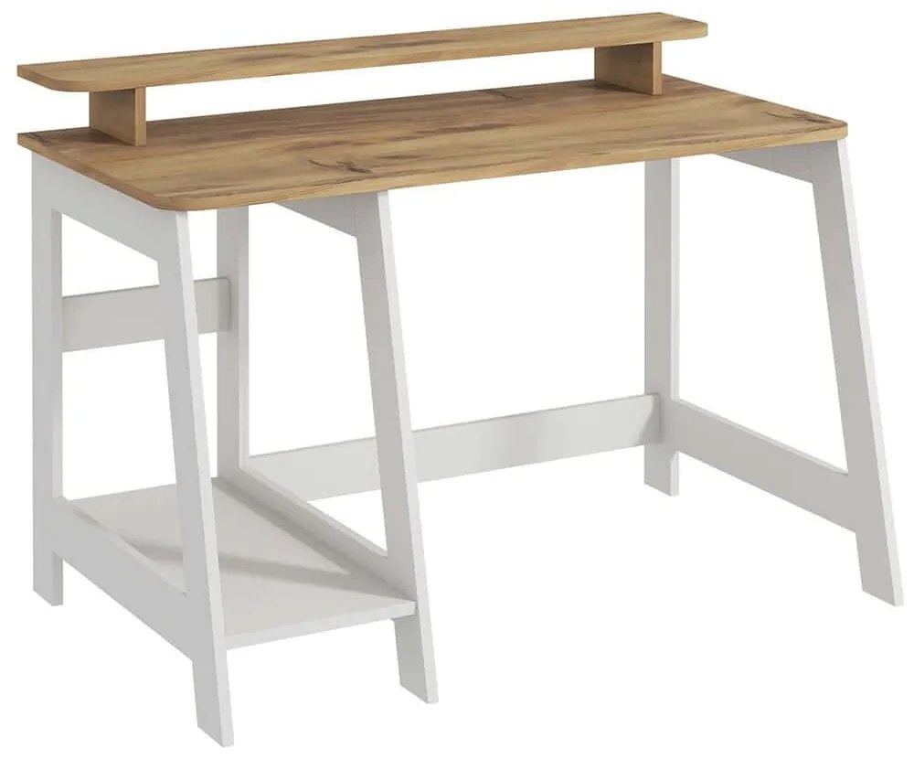 Γραφείο Country 382NRC1409 120x60x73cm White-Oak