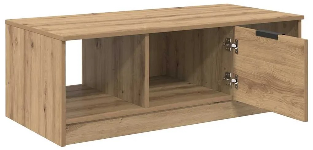 vidaXL Τραπεζάκι σαλονιού artisan δρυς 100 x 50 x 36 εκ