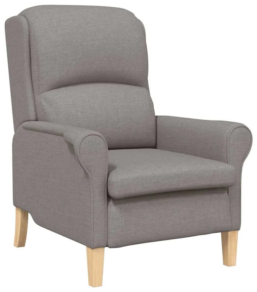 vidaXL Πολυθρόνα Taupe 76 x 94 x 102 εκ. ύφασμα
