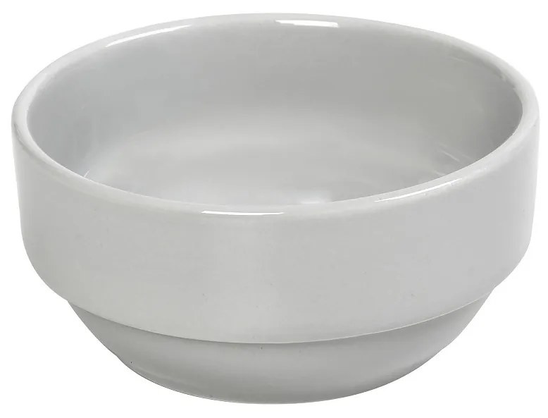 Μπωλ Σερβιρίσματος Stoneware Essentials Light Grey ESPIEL 14x6,5εκ. OWA118K6