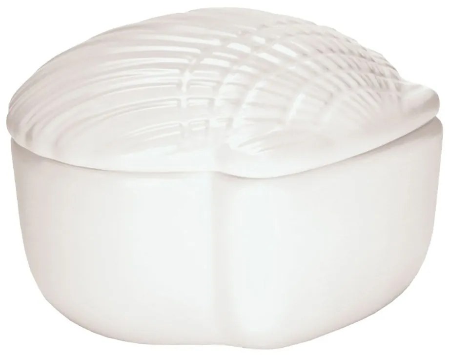 Βάζο Για Βαμβάκι Concha 8668 11,9x8,4cm 100 White Kleine Wolke Κεραμικό