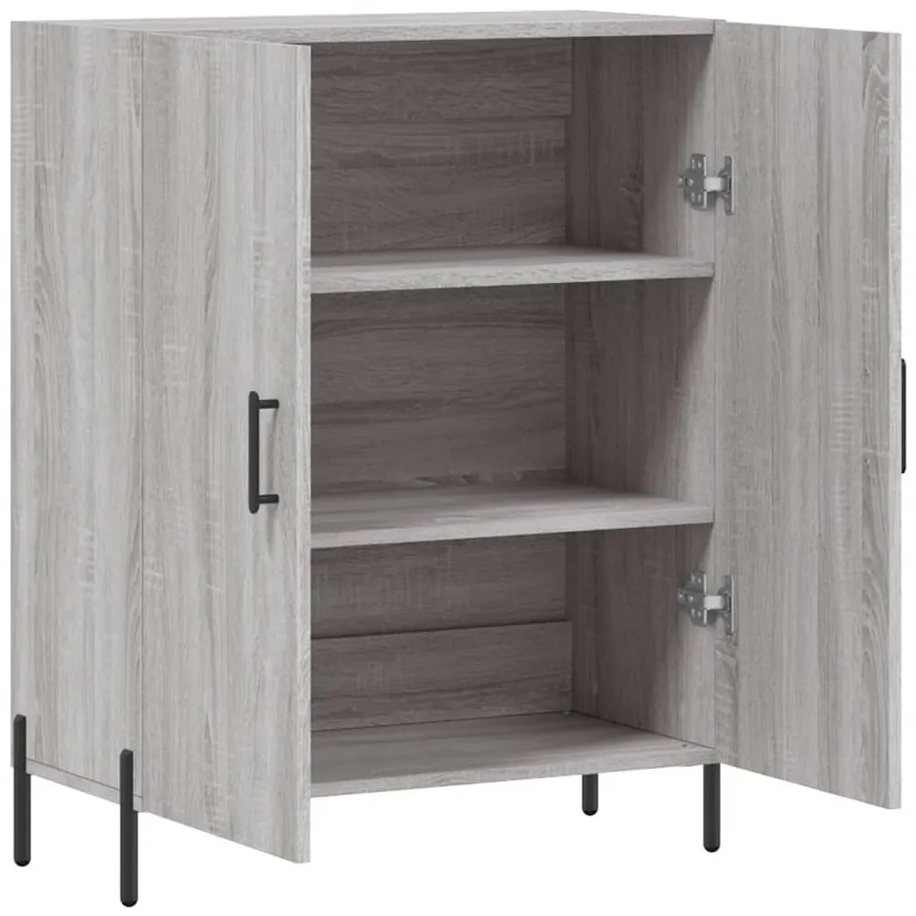 vidaXL Ντουλάπι Γκρι Sonoma 69,5 x 34 x 90 εκ. από Επεξεργασμένο Ξύλο