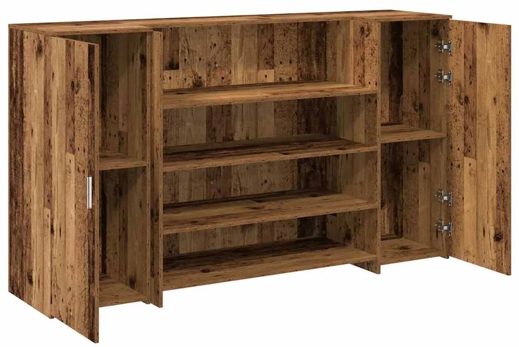 vidaXL Γραφείο υποδοχής Παλιό Ξύλο 180x50x103,5 εκ. Επεξεργασμένο Ξύλο