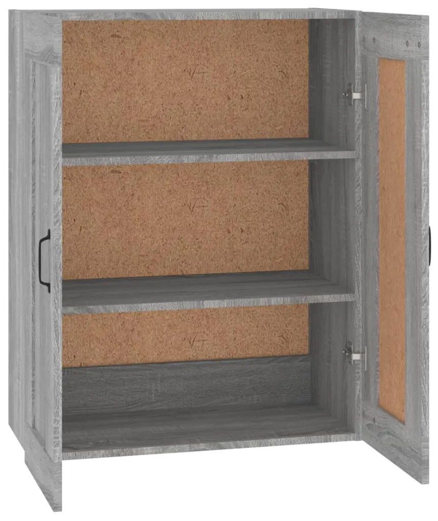 vidaXL Ντουλάπι Τοίχου Κρεμαστό Γκρι sonoma 69,5 x 32,5 x 90 εκ.