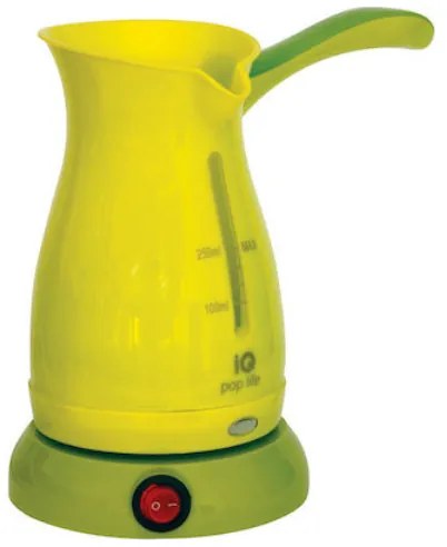 IQ EK-241 Ηλεκτρικό Μπρίκι 450W με Χωρητικότητα 300ml Yellow