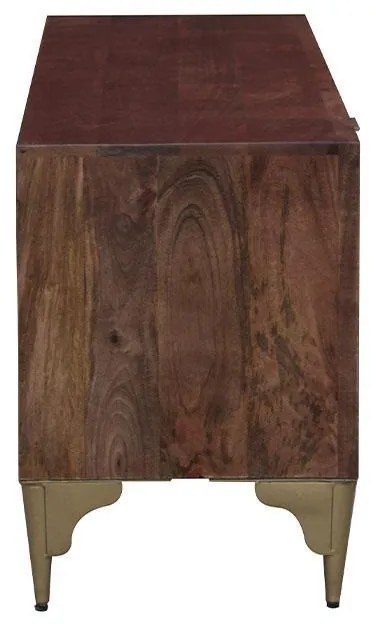 Έπιπλο Τηλεόρασης Amrita Fylliana Καφέ 140x40x55 εκ. 140x40x55 εκ.