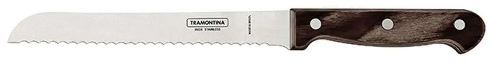 Μαχαίρι Ψωμιού 020.21125.197 17,5cm Brown Steel,Polywood