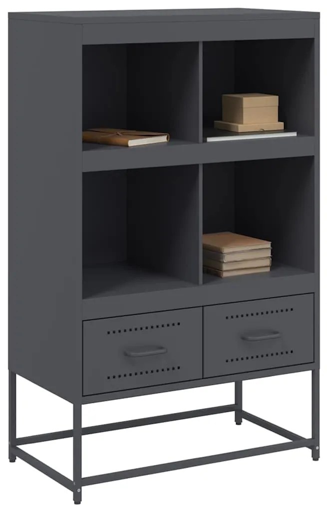 vidaXL Ντουλάπι Ανθρακί 68x39x111,5 εκ. από Χάλυβα