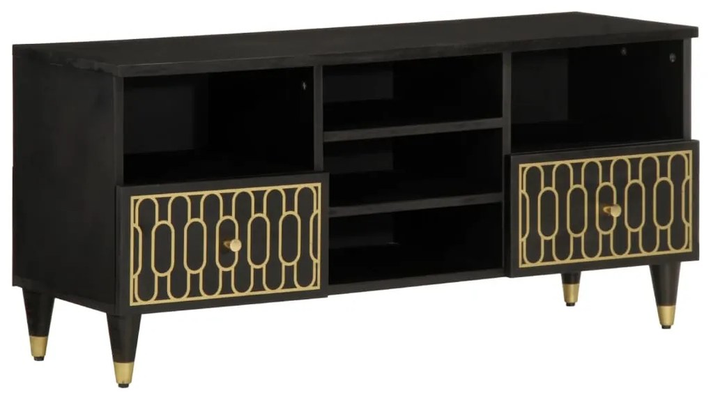 vidaXL Έπιπλο Τηλεόρασης 100 x 33 x 46 εκ. από Μασίφ Ξύλο Μάνγκο