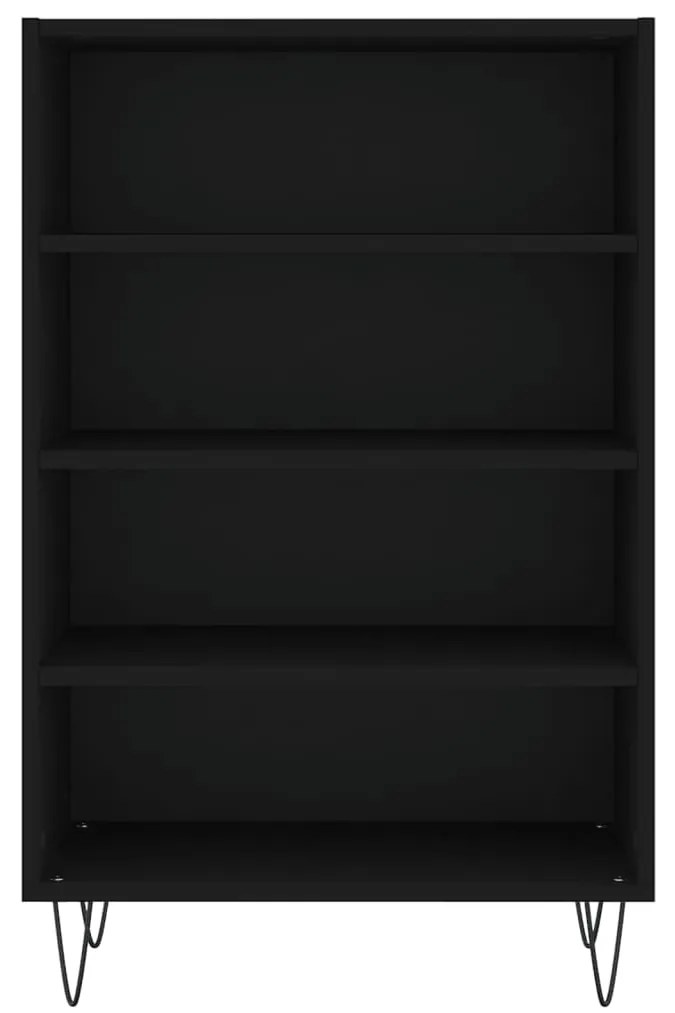vidaXL Ραφιέρα Μαύρη 57 x 35 x 90 από Επεξεργασμένο Ξύλο
