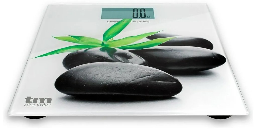 Ψηφιακή Ζυγαριά Μπάνιου TM Electron Zen Γκρι Slim (23 mm)