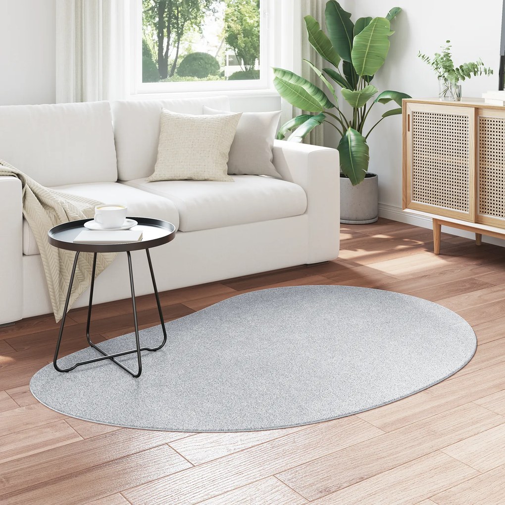 vidaXL Χαλί Χώρου Γκρι 120x170 εκ. Πολυεστέρας Αντιολισθητικό
