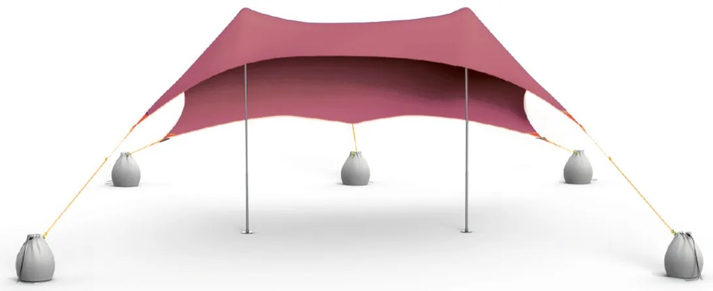 SALTY TRIBE Aeolians Beach Elastic Tent 300x250 cm, Τέντα Παραλίας με Προστασία UV, TRI-085 /Old Rose