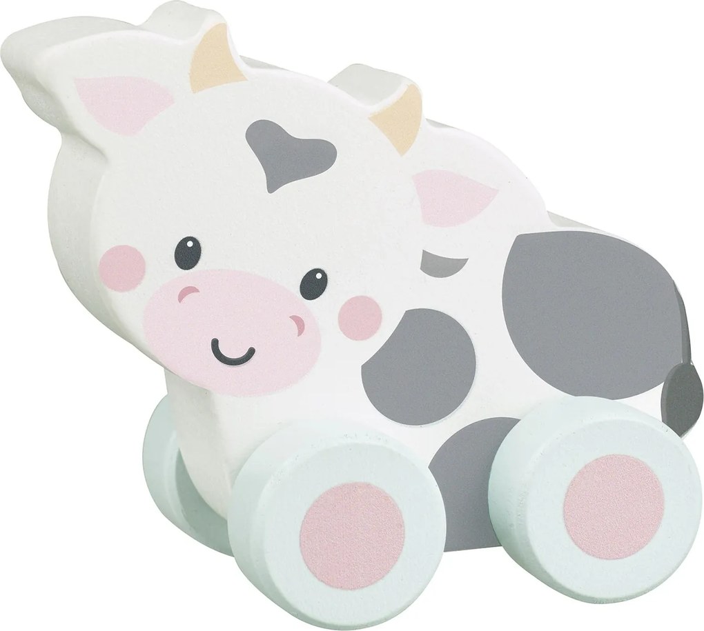 Αγελαδίτσα push &amp; pull Orange Tree Toys