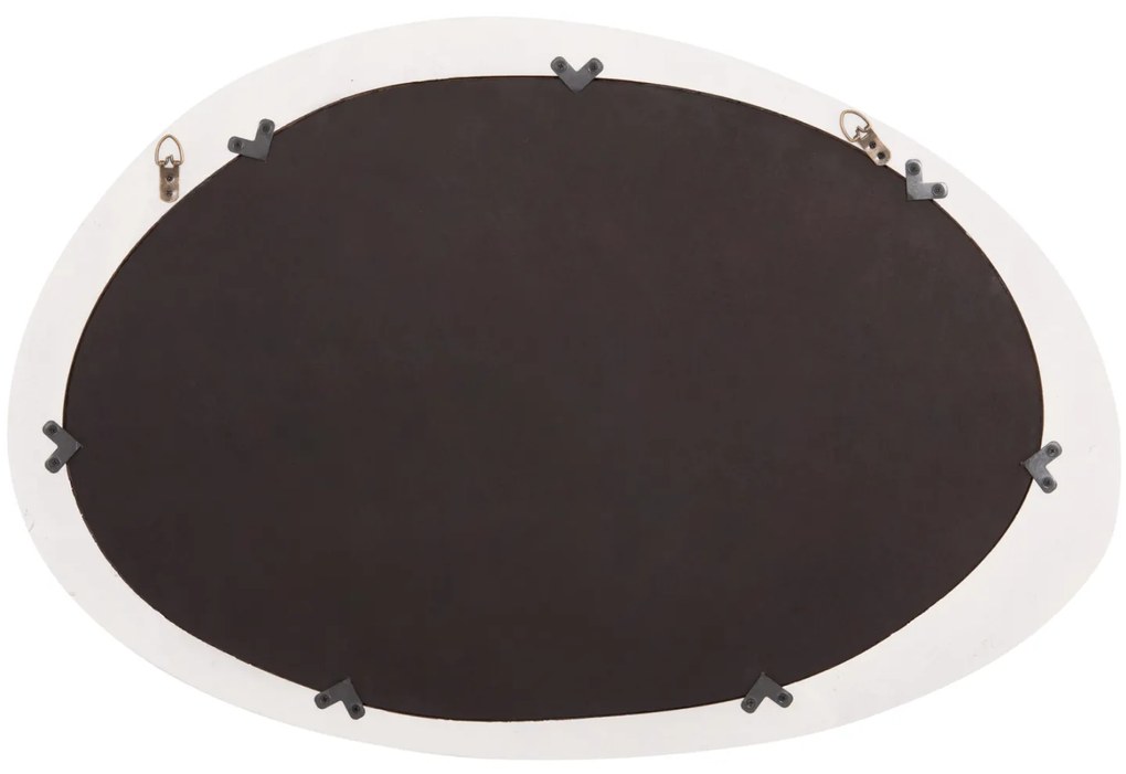 ΚΑΘΡΕΠΤΗΣ ΤΟΙΧΟΥ ΟΒΑΛ ΣΕΙΡΑ SANTORINI HM4514 MDF ΣΕ ΥΠΟΛΕΥΚΟ 48x3,2x60Υεκ